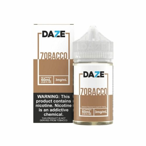 7obacco by 7Daze TF-Nic Series 60ml with packaging