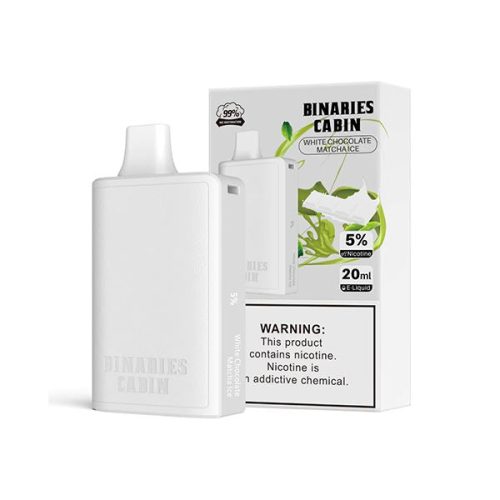 HorizonTech - Binaries Cabin Disposable 10,000 puffs 20mL white chocolate matcha ice