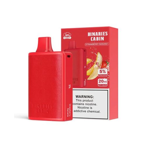 HorizonTech - Binaries Cabin Disposable 10,000 puffs 20mL strawberry banana