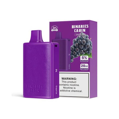 HorizonTech - Binaries Cabin Disposable 10,000 puffs 20mL grape ice