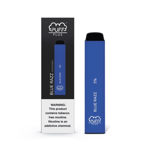 Puff Plus TFN Disposable 800 Puffs 3.5mL blue razz with packaging