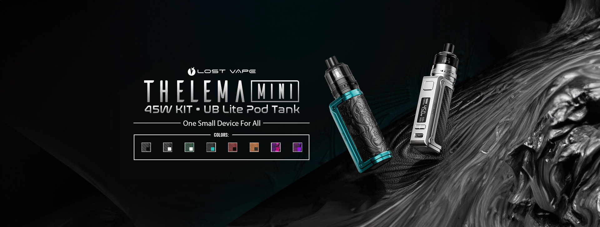 revision fvs lostvape thelema mini 45w ub lite pod tank zone a5